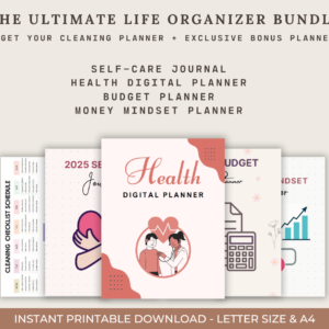 GET THE CLEANING PLANNER + BONUS TEMPLATES  ( INCLUDES EXTRA PRINTABLES AND TEMPLATES )